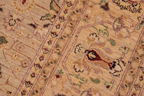 handmade Traditional Kafkaz Gray Gold Hand Knotted RECTANGLE 100% WOOL area rug 6x9