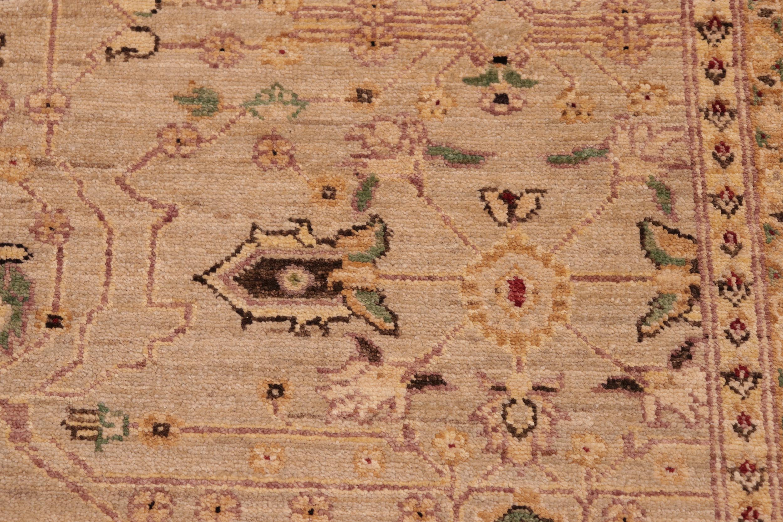 handmade Traditional Kafkaz Gray Gold Hand Knotted RECTANGLE 100% WOOL area rug 6x9