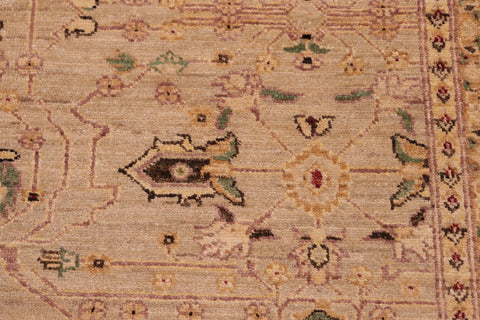 handmade Traditional Kafkaz Gray Gold Hand Knotted RECTANGLE 100% WOOL area rug 6x9