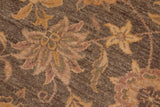 handmade Transitional Kafkaz Gray Lt. Brown Hand Knotted RECTANGLE 100% WOOL area rug 8 x 10