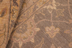 handmade Transitional Kafkaz Gray Lt. Brown Hand Knotted RECTANGLE 100% WOOL area rug 8X10