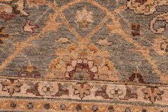 handmade Transitional Kafkaz Lt. Green Beige Hand Knotted RECTANGLE 100% WOOL area rug 8X10