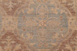 handmade Traditional Kafkaz Lt. Blue Brown Hand Knotted RECTANGLE 100% WOOL area rug 6 x 9