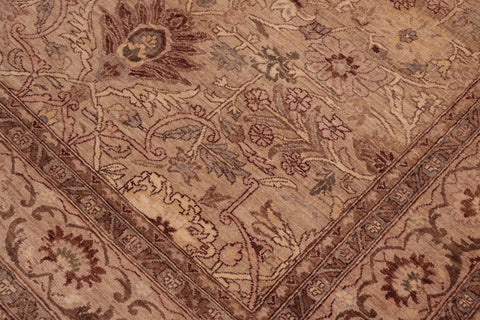handmade Traditional Kafkaz Tan Gray Hand Knotted RECTANGLE 100% WOOL area rug 6x9