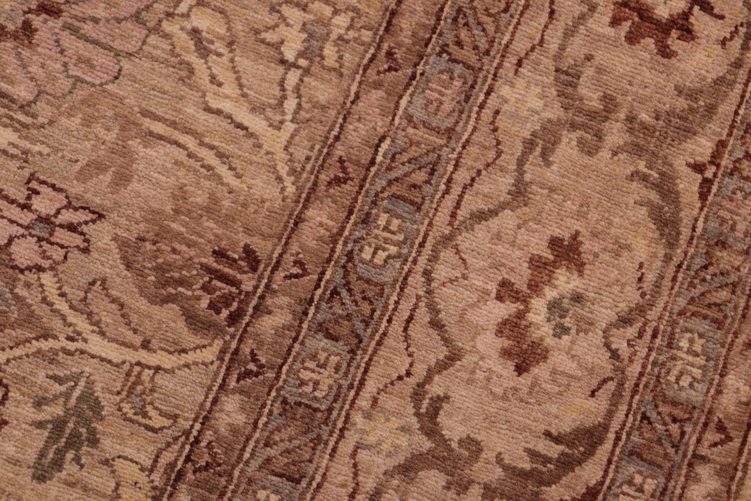 handmade Traditional Kafkaz Tan Gray Hand Knotted RECTANGLE 100% WOOL area rug 6x9