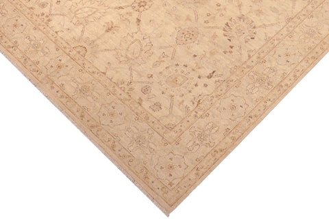 handmade Traditional Kafkaz Beige Blue Hand Knotted RECTANGLE 100% WOOL area rug 8x10