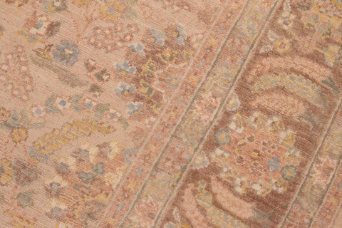 handmade Transitional Kafkaz Tan Brown Hand Knotted RECTANGLE 100% WOOL area rug 6'X9'