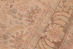 handmade Transitional Kafkaz Tan Brown Hand Knotted RECTANGLE 100% WOOL area rug 6'X9'