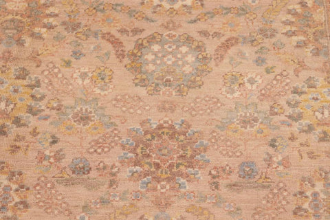 handmade Transitional Kafkaz Tan Brown Hand Knotted RECTANGLE 100% WOOL area rug 6'X9'