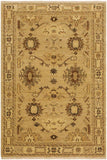 handmade Traditional Kafkaz Tan Lt. Brown Hand Knotted RECTANGLE 100% WOOL area rug 4 x 6