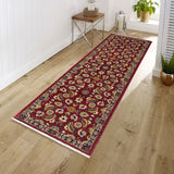 handmade Traditional Kafkaz Red Blue Hand Knotted RUNNER 100% WOOL area rug 3 x 10