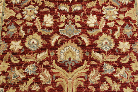 handmade Traditional Kafkaz Red Gold Hand Knotted RECTANGLE 100% WOOL area rug 4x6