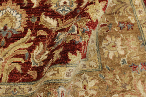 handmade Traditional Kafkaz Red Gold Hand Knotted RECTANGLE 100% WOOL area rug 4x6