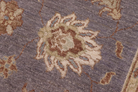 handmade Traditional Kafkaz Gray Lt. Brown Hand Knotted RECTANGLE 100% WOOL area rug