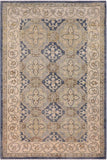 Shabby Chic Ziegler Mayola Blue/Tan Wool Rug - 3'1'' x 5'0''