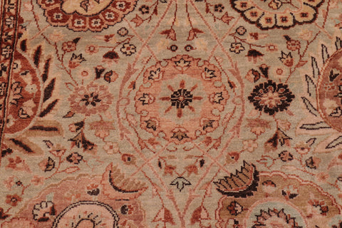 handmade Traditional Kafkaz Lt. Green Lt. Green Hand Knotted RECTANGLE 100% WOOL area rug 6' x 9'