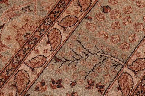 handmade Traditional Kafkaz Lt. Green Lt. Green Hand Knotted RECTANGLE 100% WOOL area rug 6' x 9'