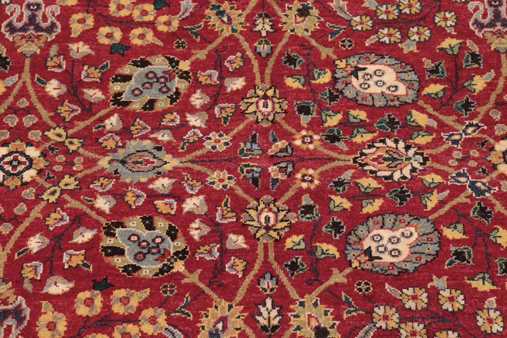 handmade Traditional Design Red Blue Hand Knotted RECTANGLE 100% WOOL area rug 6'X9'