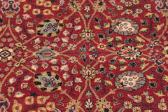 handmade Traditional Design Red Blue Hand Knotted RECTANGLE 100% WOOL area rug 6'X9'