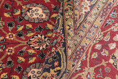 handmade Traditional Design Red Blue Hand Knotted RECTANGLE 100% WOOL area rug 6'X9'