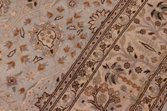 handmade Traditional Design Lt. Blue Tan Hand Knotted RECTANGLE 100% WOOL area rug 6'X9'