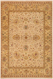 handmade Traditional Kafkaz Beige Gold Hand Knotted RECTANGLE 100% WOOL area rug 9 x 12