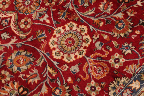 handmade Transitional New Asif Red Green Hand Knotted RECTANGLE 100% WOOL area rug 10x14