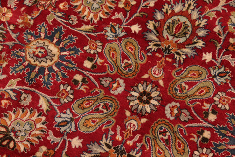 handmade Transitional New Asif Red Green Hand Knotted RECTANGLE 100% WOOL area rug 10x14