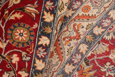 handmade Transitional New Asif Red Green Hand Knotted RECTANGLE 100% WOOL area rug 10x14