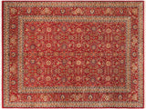 Heritage Dustin Red/Green Wool Rug - 10'0'' x 14'3''