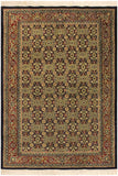 Bohemian Ziegler Charlie Blue/Red Wool Rug - 3'9'' x 5'9''