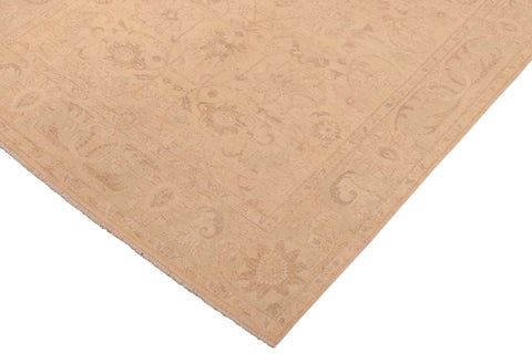 handmade Traditional Kafkaz Lt. Tan Lt. Green Hand Knotted RECTANGLE 100% WOOL area rug 8x10