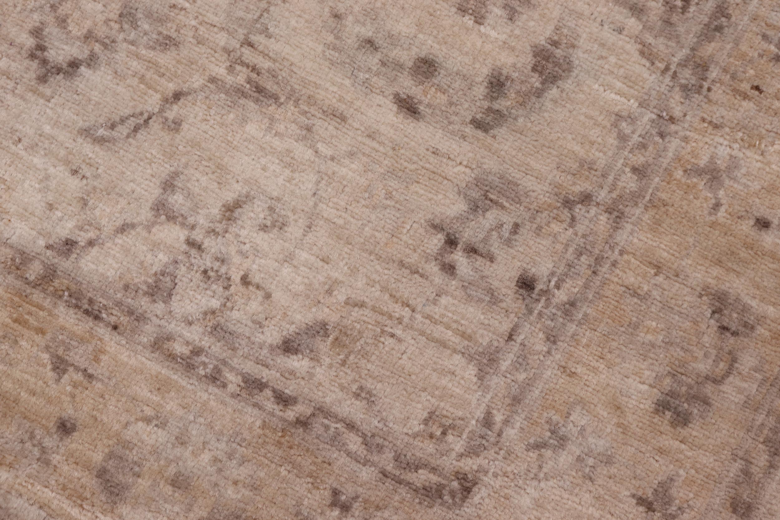 handmade Traditional Kafkaz Lt. Tan Lt. Gold Hand Knotted RECTANGLE 100% WOOL area rug 3x5