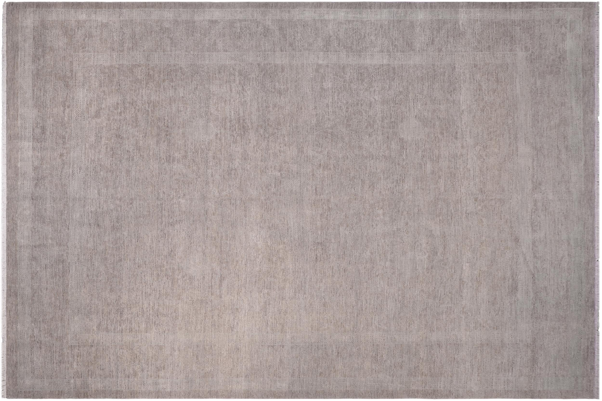 handmade Modern Kafkaz Gray Blue Hand Knotted RECTANGLE 100% WOOL area rug 12' x 15'