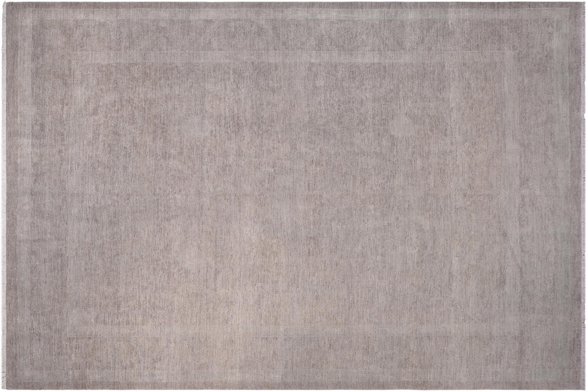handmade Modern Kafkaz Gray Blue Hand Knotted RECTANGLE 100% WOOL area rug 12' x 15'