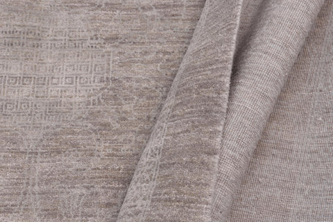 handmade Modern Kafkaz Gray Blue Hand Knotted RECTANGLE 100% WOOL area rug 12' x 15'