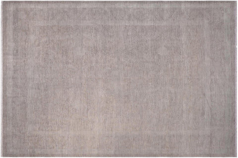 handmade Modern Kafkaz Gray Blue Hand Knotted RECTANGLE 100% WOOL area rug 12' x 15'