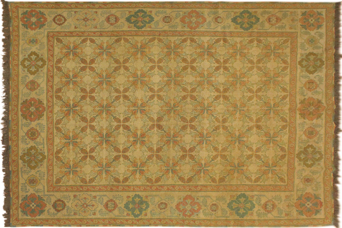 handmade Geometric Soumakh Beige Brown Hand-Woven RECTANGLE 100% WOOL area rug 8 x 10