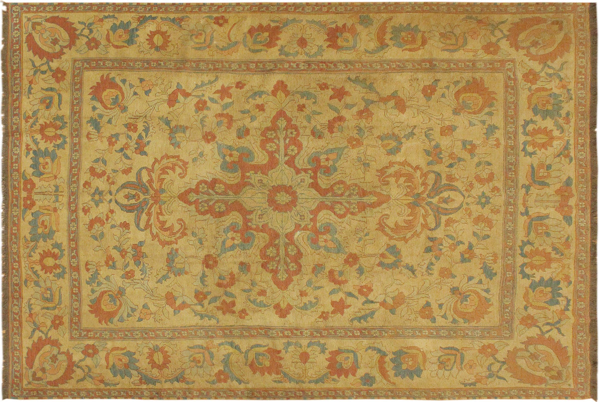 handmade Geometric Soumakh Beige Rust Hand-Woven RECTANGLE 100% WOOL area rug 8 x 10