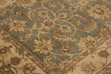 handmade Traditional Oushak Lt. Green Tan Hand Knotted RECTANGLE 100% WOOL area rug 4 x 6