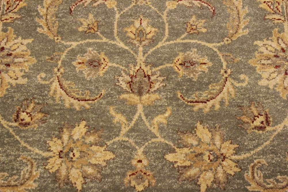 handmade Traditional Oushak Lt. Green Tan Hand Knotted RECTANGLE 100% WOOL area rug 4 x 6