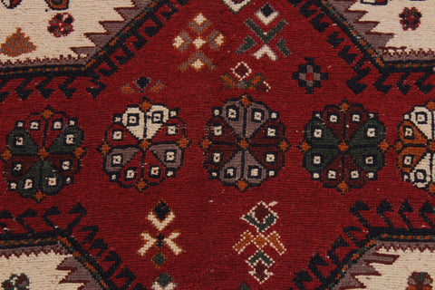 handmade Geometric Soumakh Rust Ivory Hand-Woven RECTANGLE 100% WOOL area rug 6 x 8