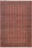 handmade Geometric Bokhara Peach Black Hand Knotted RECTANGLE 100% WOOL area rug 9 x 12