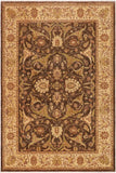 handmade Traditional Kafkaz Brown Beige Hand Knotted RECTANGLE 100% WOOL area rug 9 x 12