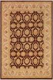 handmade Traditional Kafkaz Brown Beige Hand Knotted RECTANGLE 100% WOOL area rug 9 x 12