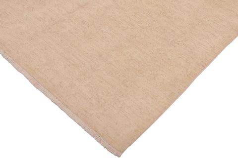 handmade Traditional Kafkaz Tan Brown Hand Knotted RECTANGLE 100% WOOL area rug 6x9