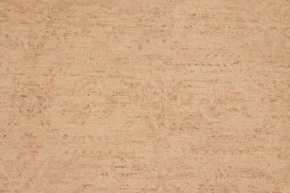 handmade Transitional Kafkaz Tan Brown Hand Knotted RECTANGLE 100% WOOL area rug 6X9