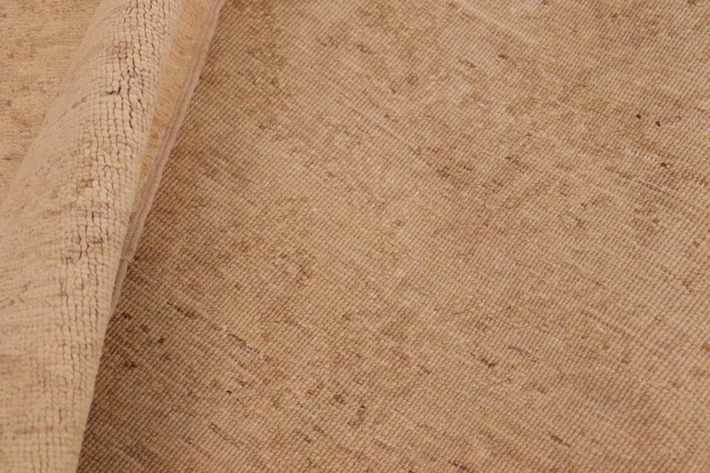 handmade Transitional Kafkaz Tan Brown Hand Knotted RECTANGLE 100% WOOL area rug 6X9