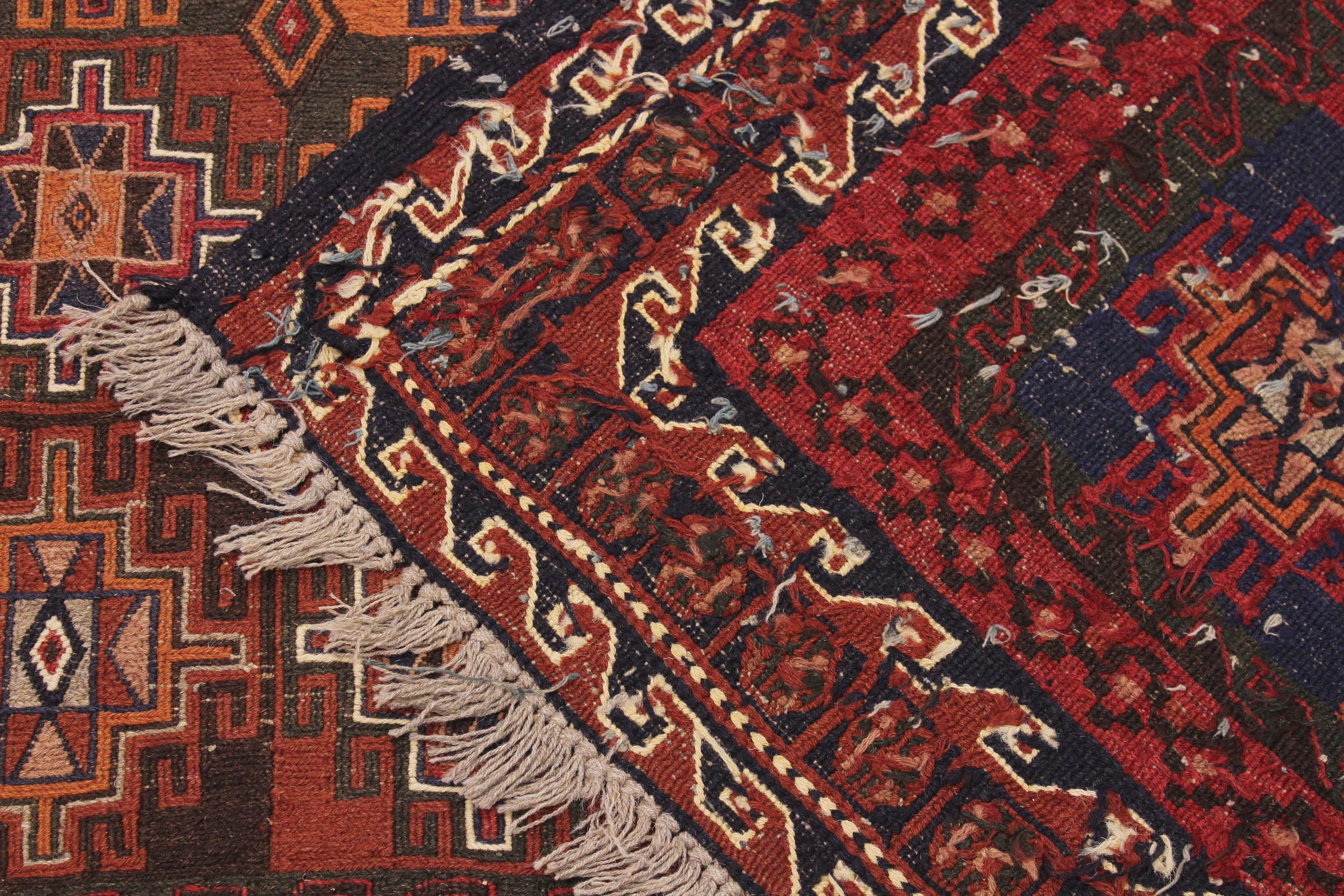 handmade Geometric Soumakh Rust Green Hand-Woven RECTANGLE 100% WOOL area rug 5 x 8