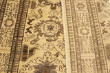 handmade Traditional Kafkaz Tan Beige Hand Knotted RECTANGLE 100% WOOL area rug 4 x 6